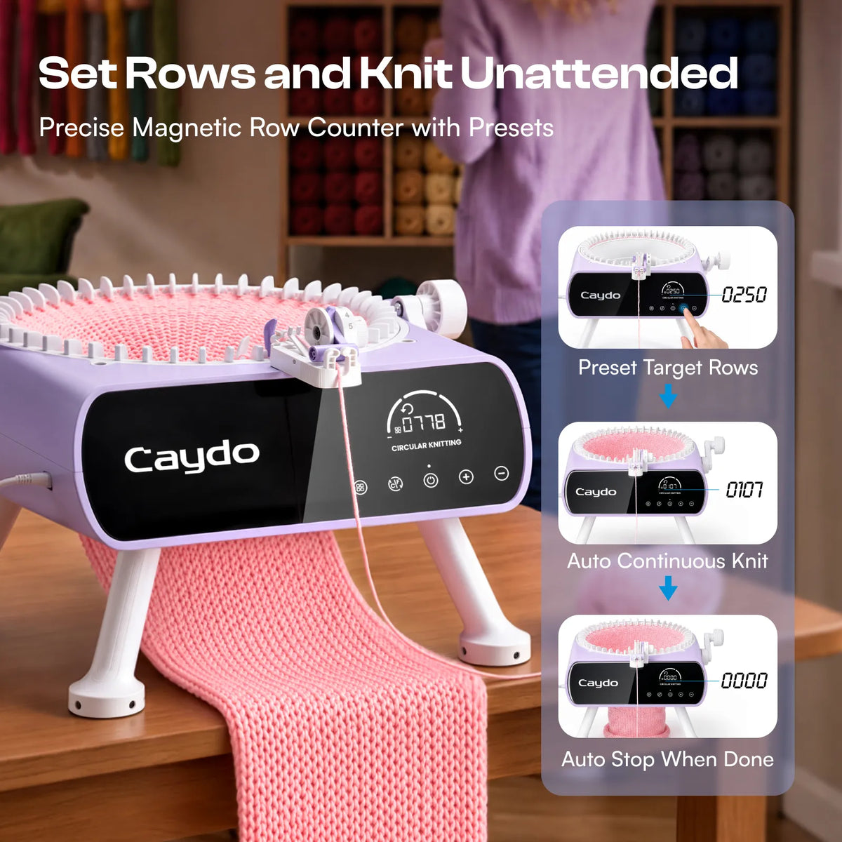 Caydo Electric Circular Knitting Machine M1 Pro