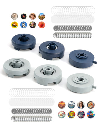 Caydo Electric Button Maker Supplies 1/1.25inch with 200PCS Custom Pins - Caydo