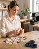 Caydo Electric Button Maker Supplies 1/1.25inch with 200PCS Custom Pins - Caydo