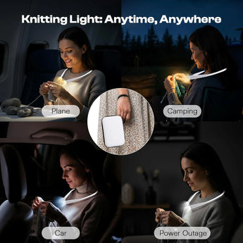 LED Neck Light for Knitting & Crochet - Caydo
