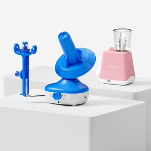 Electric Yarn Cake Winder M1 & Electric i-Cord Knitting Tricotin Machine i1 blue&pink