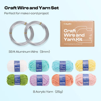 Caydo i-Cord Macaron Yarn Kit - Caydo