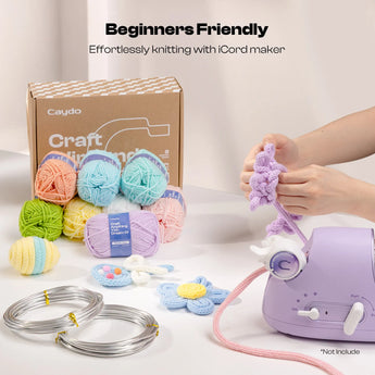 Caydo i-Cord Macaron Yarn Kit - Caydo