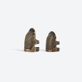 Exquisite Metal Duo Thimble Set - Caydo