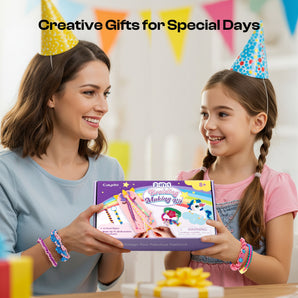 2-in-1 Friendship Bracelet Making Kit - Caydo