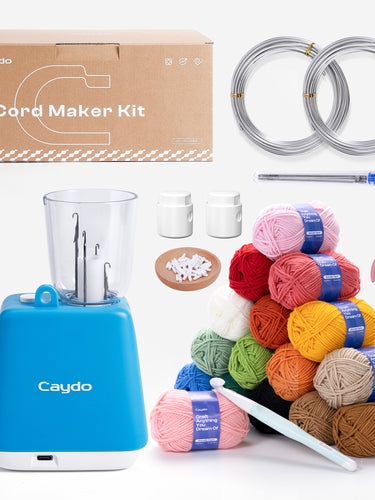 Electric i-Cord Knitting Tricotin Machine i1 Pro Max - Caydo